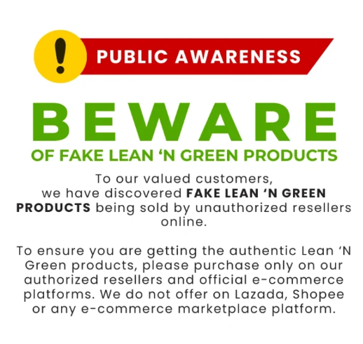 Beware of Fake Products