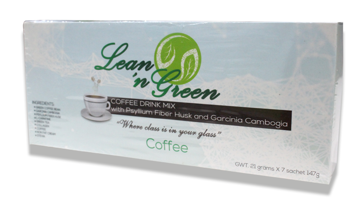 Slimming Coffee sachet showcase